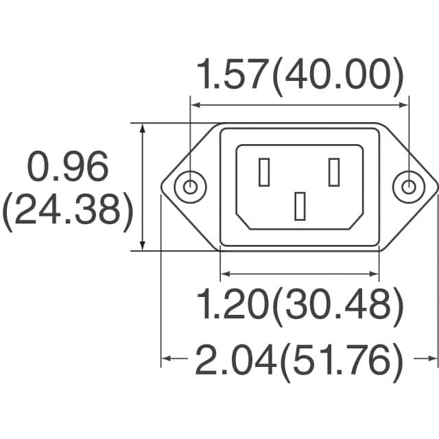 15EEJ1 TE Connectivity Corcom Filters  Power Entry Modules (PEM)
